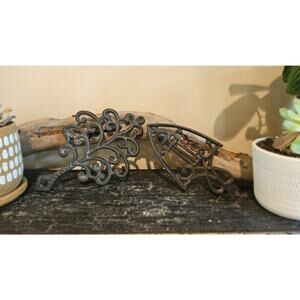 Two Sad Iron Trivets Wilton and (?Griswold?)